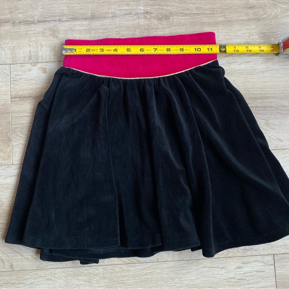 Vintage Velvet circle skirt black & pink Best By Lannie - Picture 7 of 9